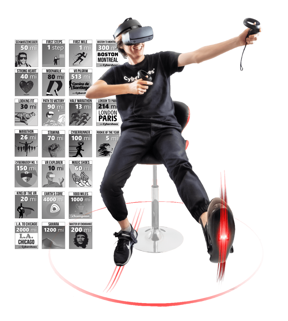 Active Gaming Want to see how far you've come? Track your miles and see what you've achieved so far. Collect badges for playing games and secure your spot in the community leaderboard.